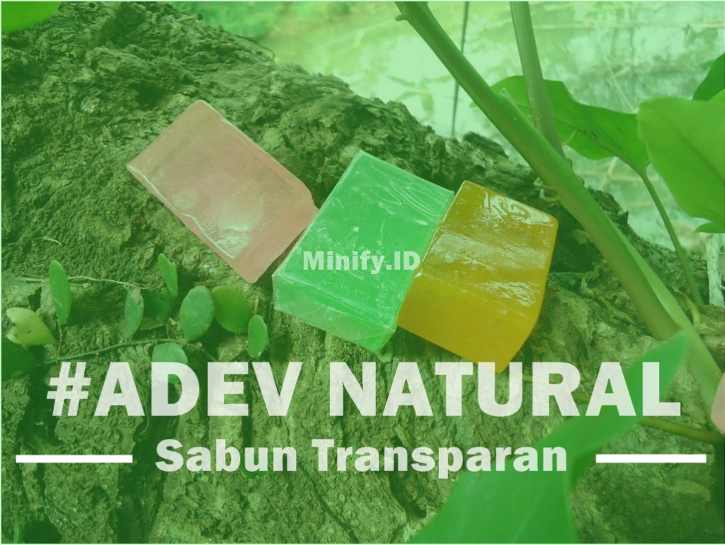 Sabun Transparan ADEV Natural