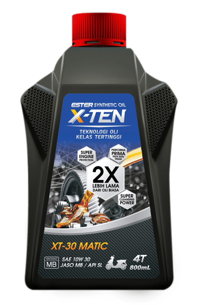 Rekomendasi Pelumas Motor Terkemuka X-TEN 10W30 Matic