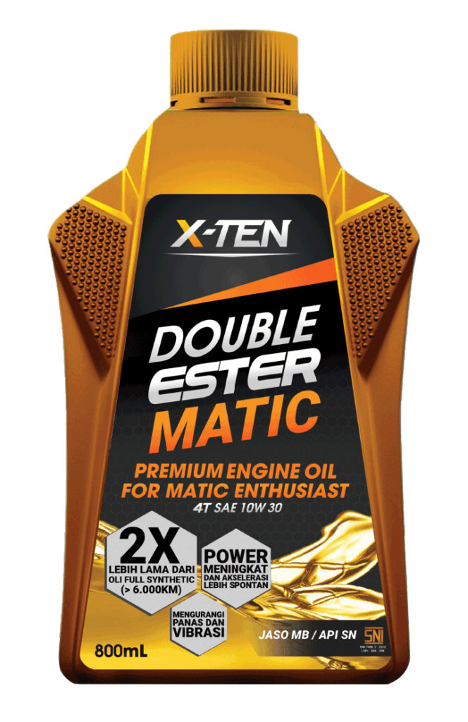 Pelumas Matic Terbaik X-TEN Double Ester 10W30 Matic