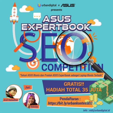 Kontes SEO Asus ExpertBook | Hadiah Total 35 Juta
